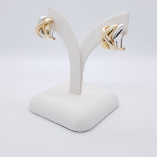 "Tricolori" 14 karátos arany fülbevaló