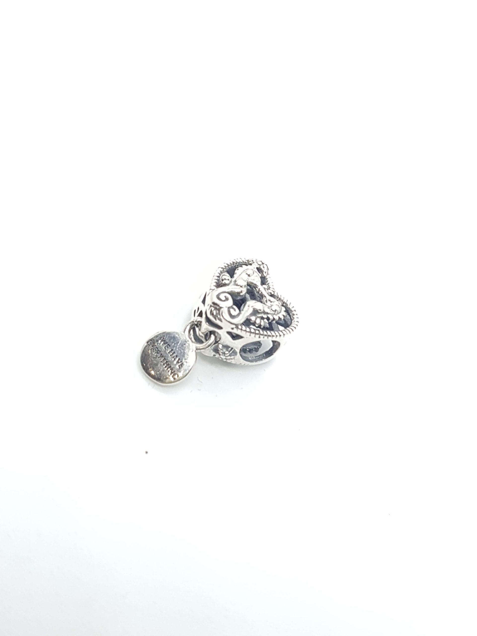 "Seahorse" ezüst charm