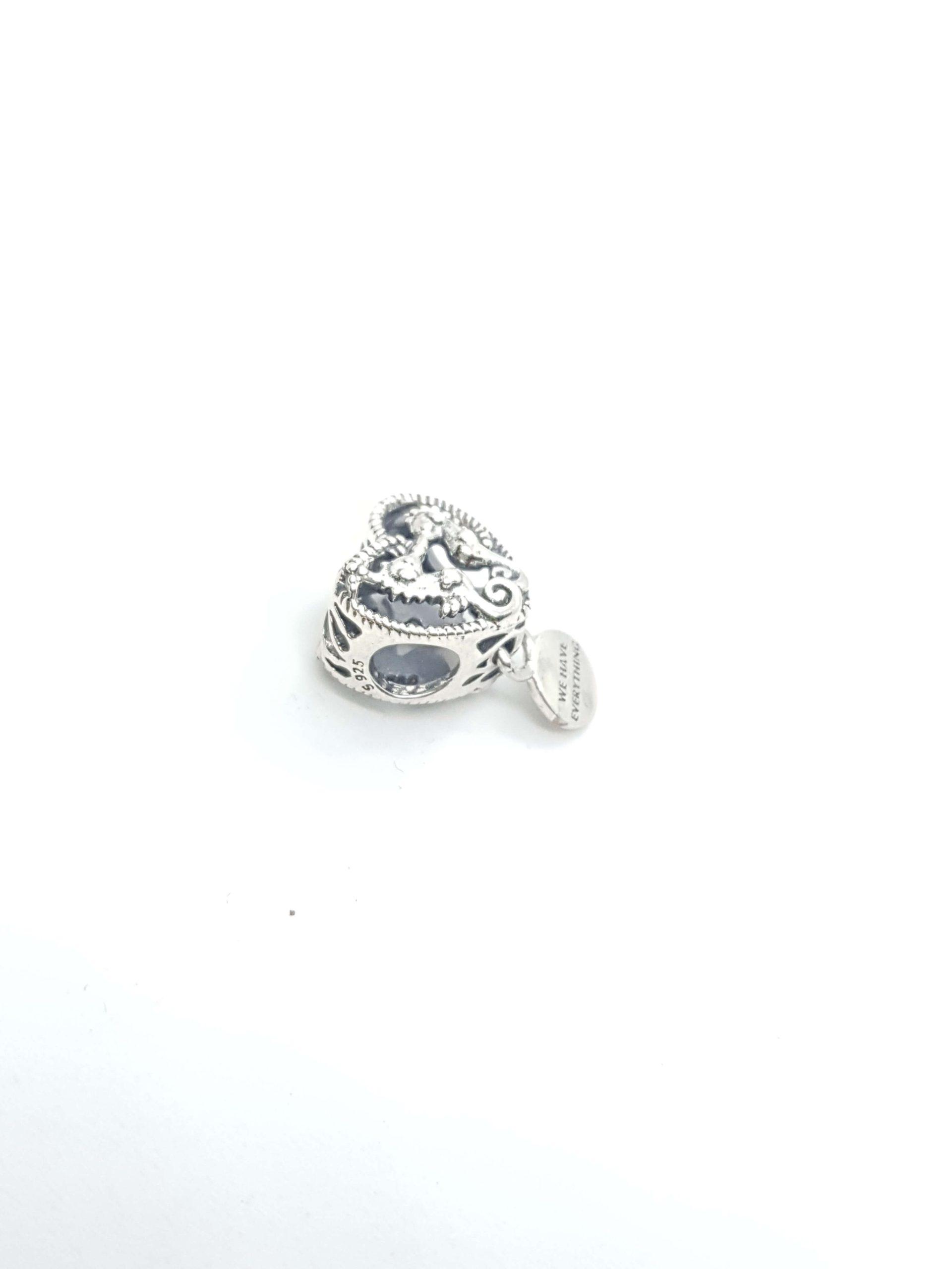 "Seahorse" ezüst charm - Image 3