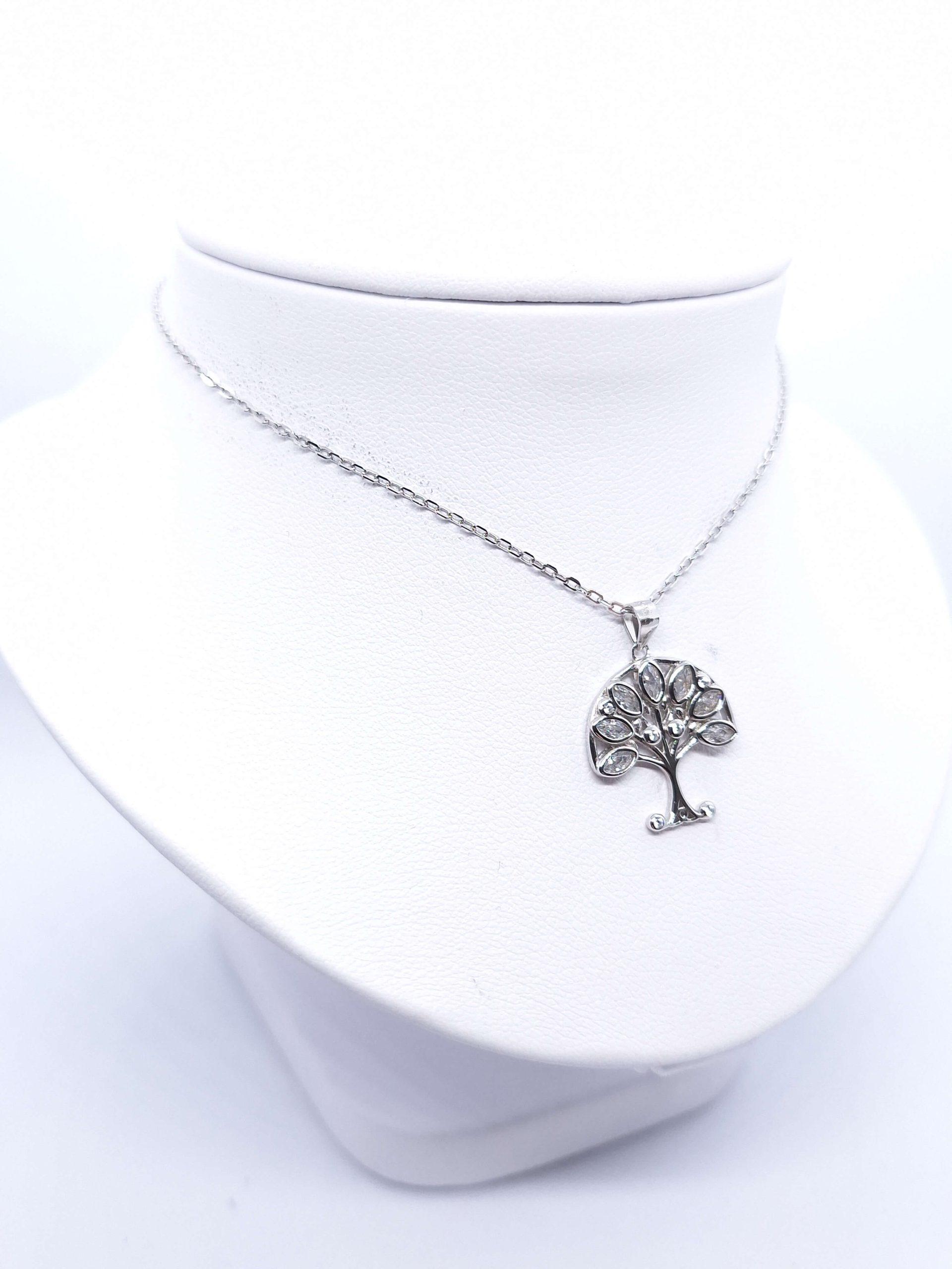 "Lifetree" ezüst medál, lánccal - Image 4