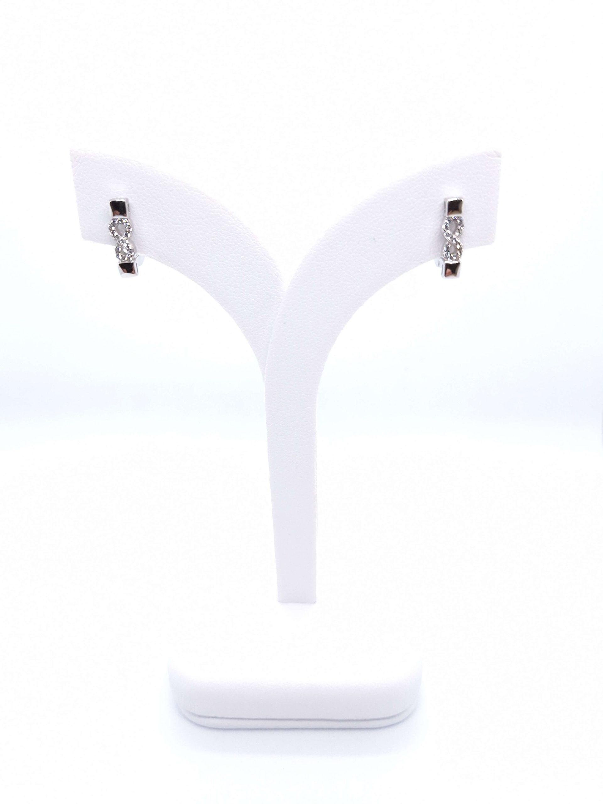 "Sparkling forever" ezüst fülbevaló - Image 2