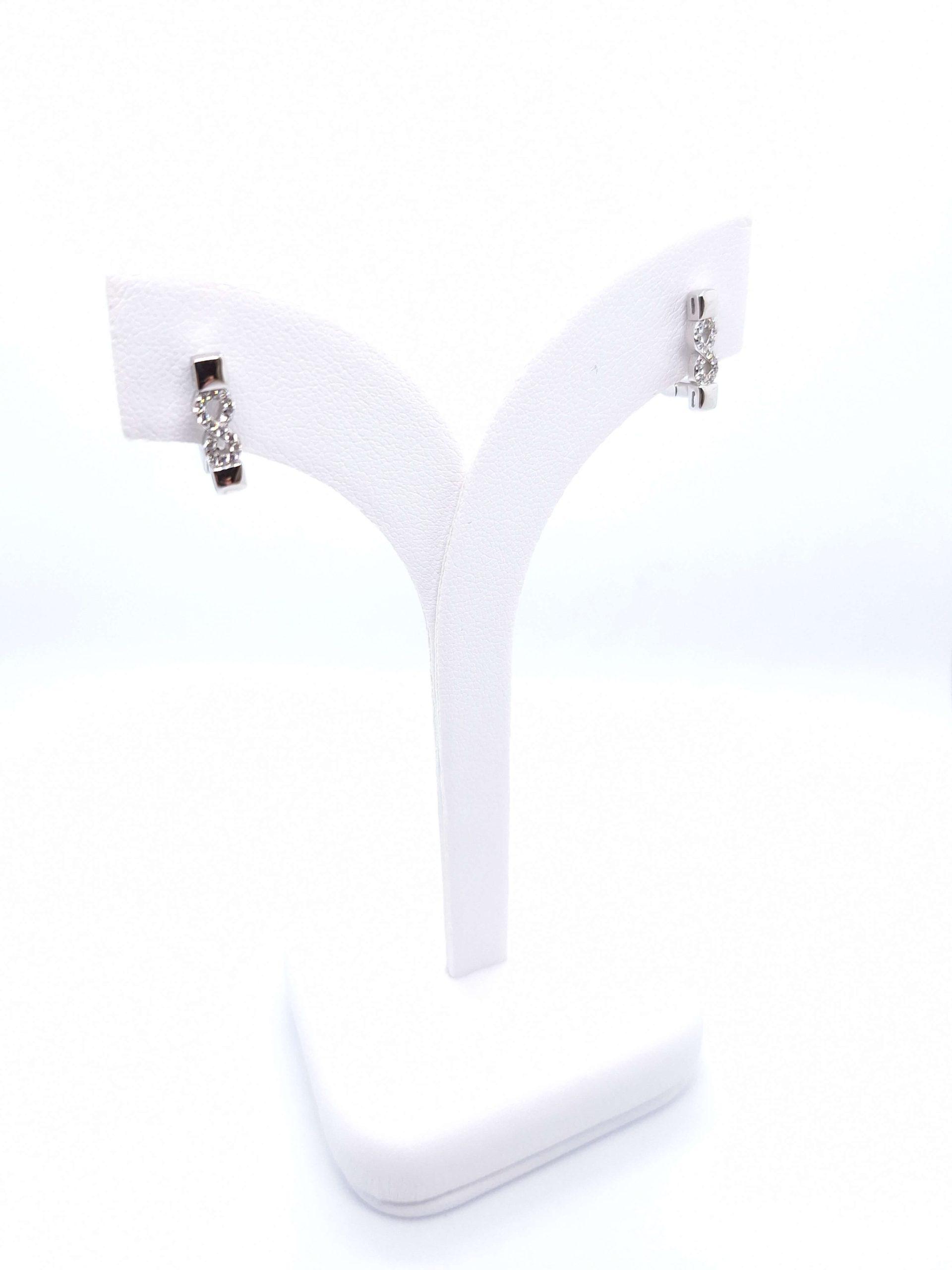 "Sparkling forever" ezüst fülbevaló - Image 3