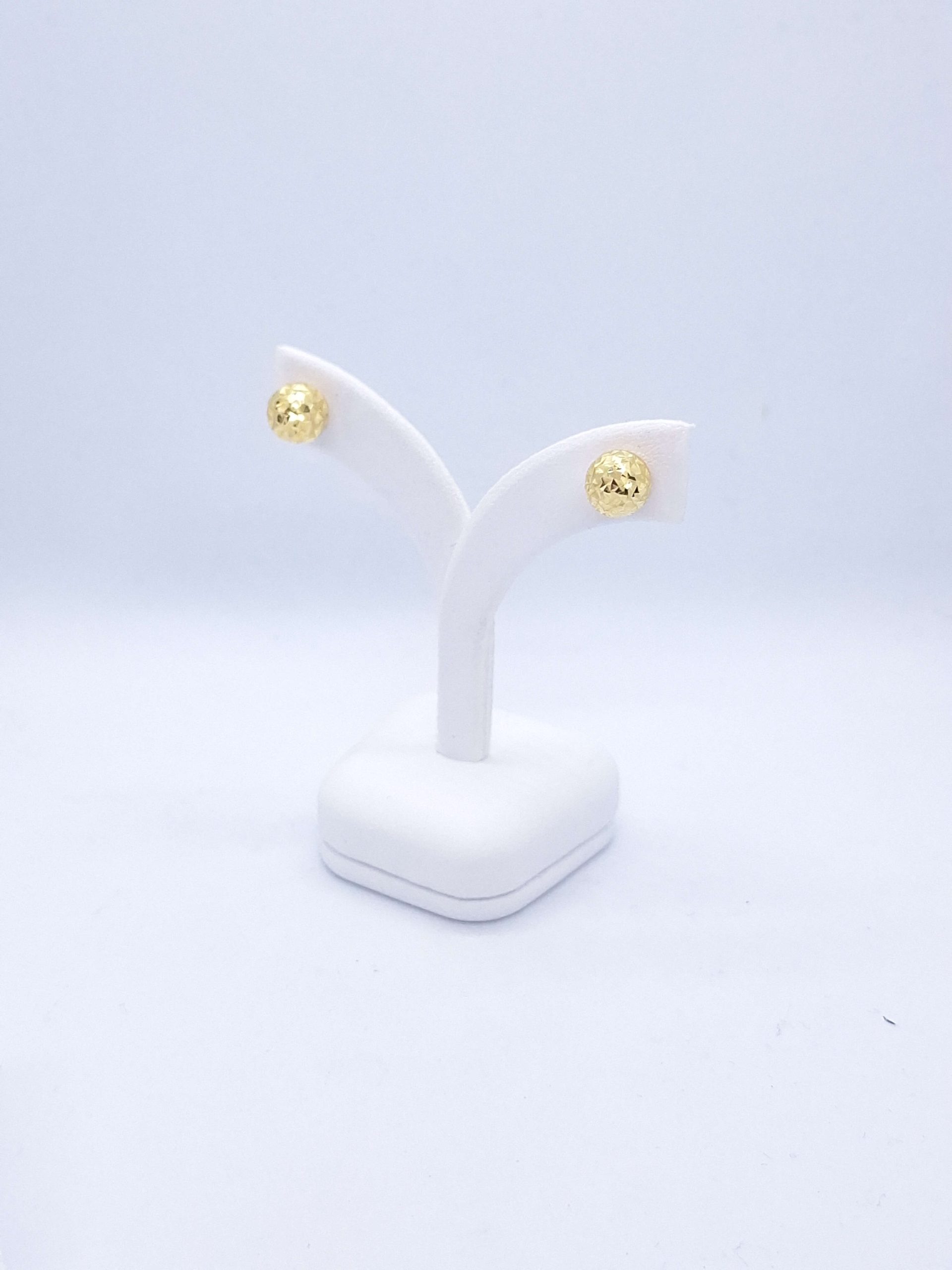 "Sparkling sphere" 14 karátos fülbevaló