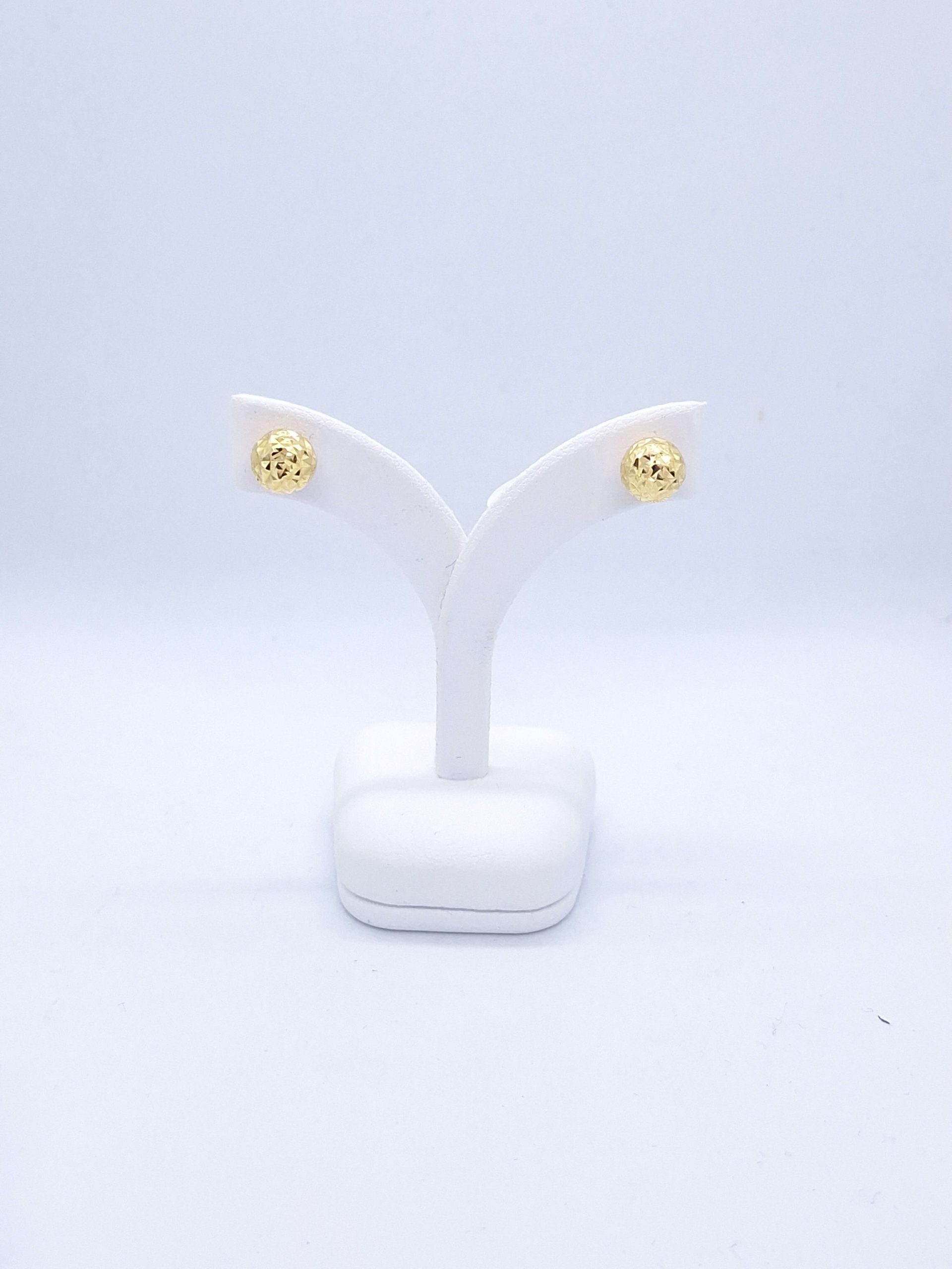 "Sparkling sphere" 14 karátos fülbevaló - Image 2