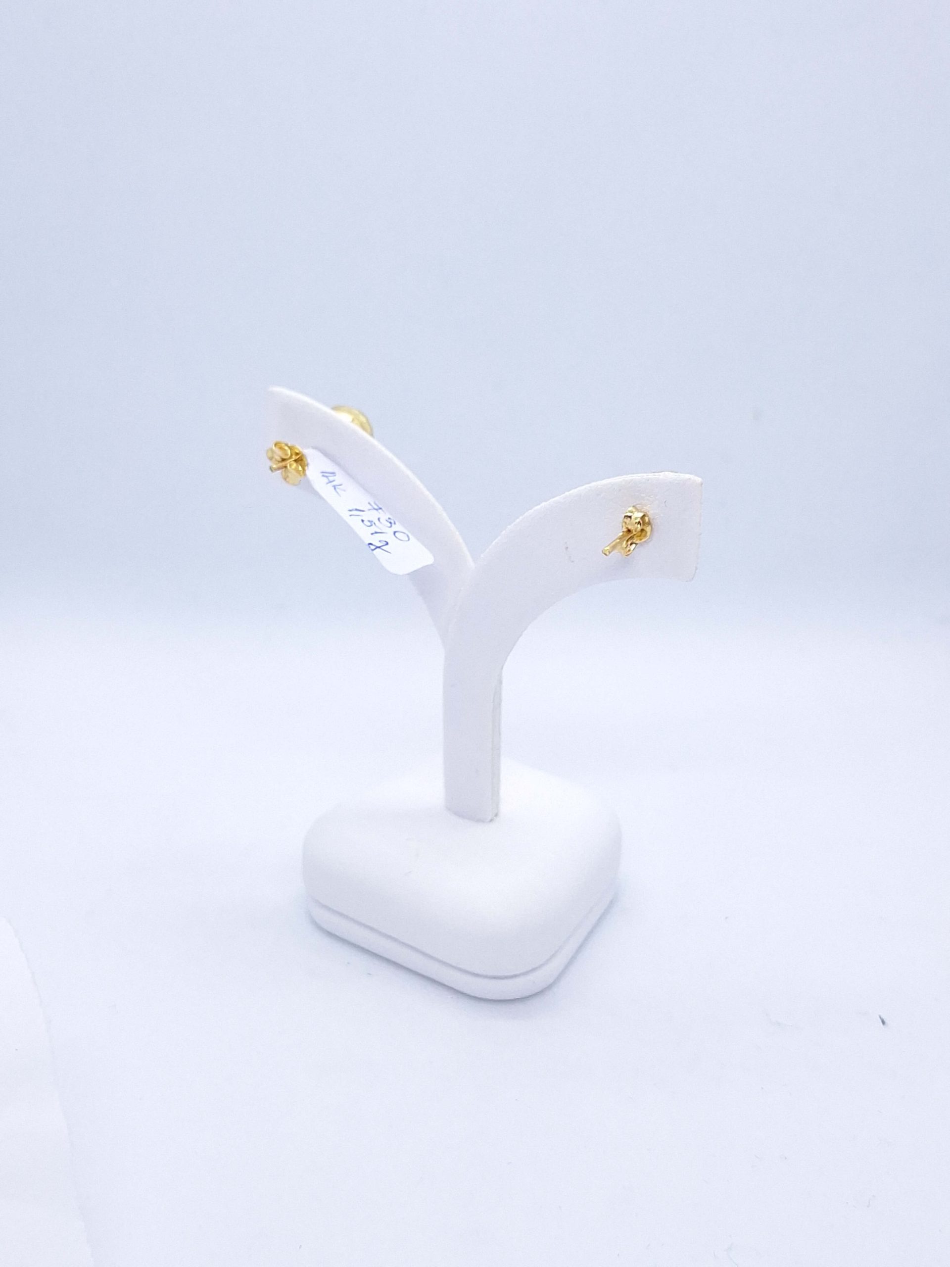 "Sparkling sphere" 14 karátos fülbevaló - Image 5