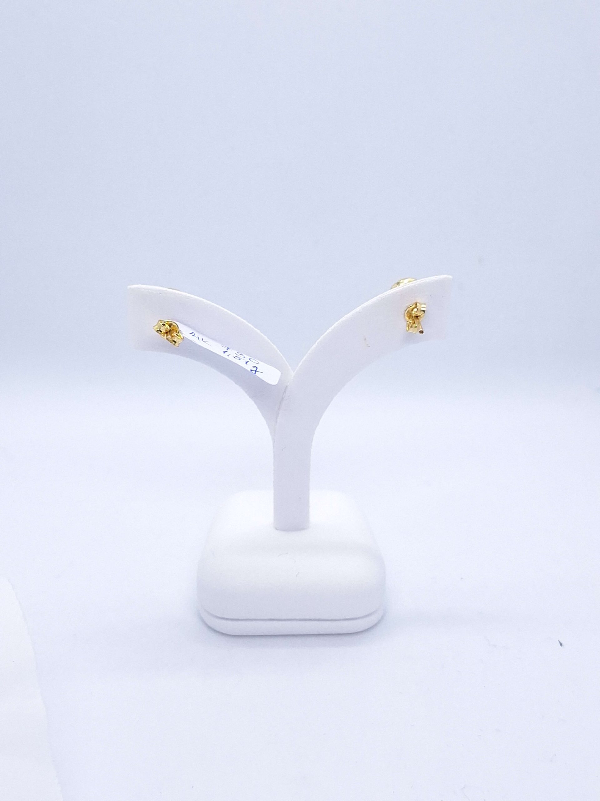 "Sparkling sphere" 14 karátos fülbevaló - Image 6