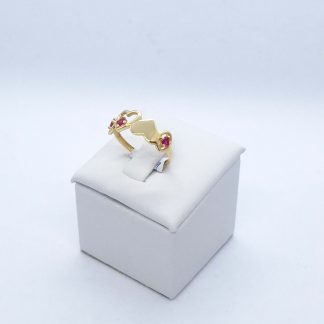 "Amore rosso" 14 karátos arany gyűrű