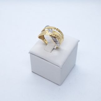 "Golden ribbon" 14 karátos arany gyűrű