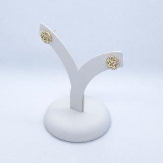 "Sparkling butterfly" 14 karátos arany fülbevaló